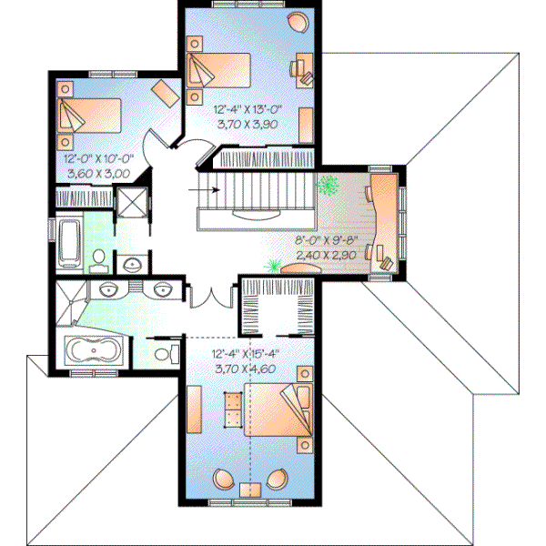 Upper/Second Floor Plan: 5-332