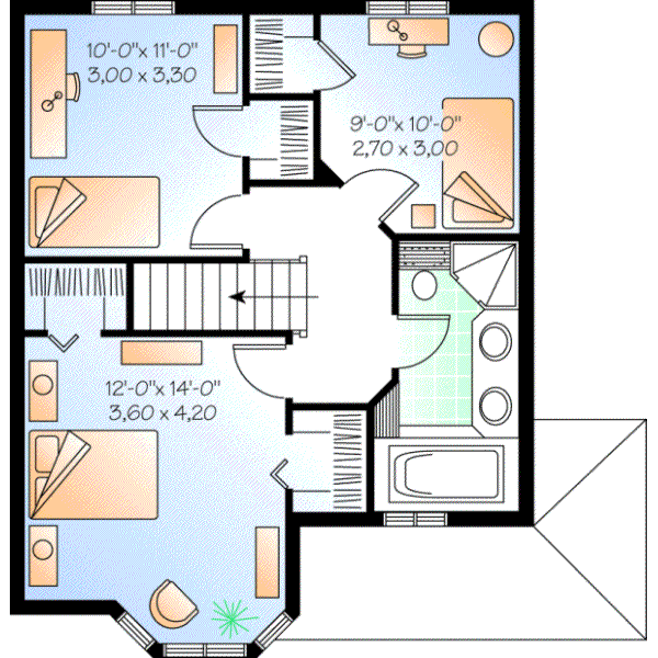 Upper/Second Floor Plan: 5-342
