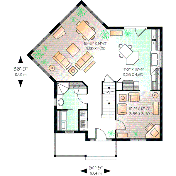 Main Floor Plan: 5-346