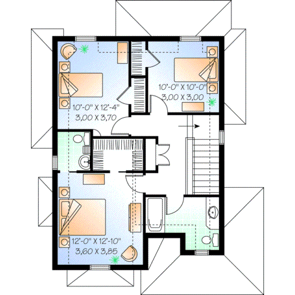 Upper/Second Floor Plan: 5-361
