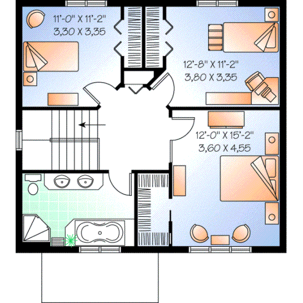 Upper/Second Floor Plan: 5-368