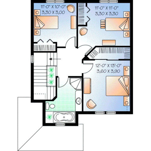 Upper/Second Floor Plan: 5-370