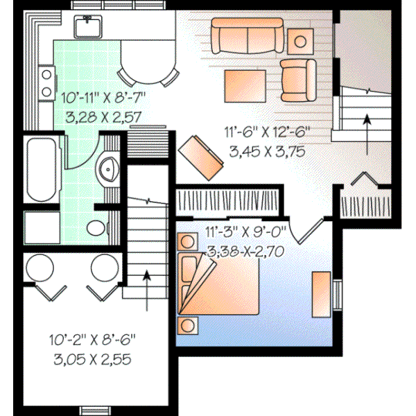 Lower Floor Plan: 5-377