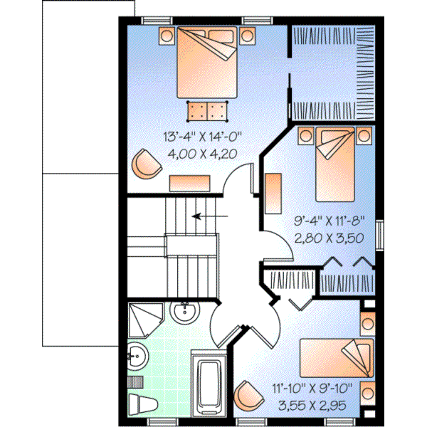 Upper/Second Floor Plan: 5-380