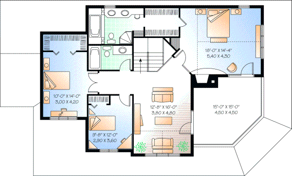 Upper/Second Floor Plan: 5-401