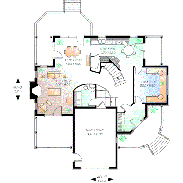 Main Floor Plan: 5-408