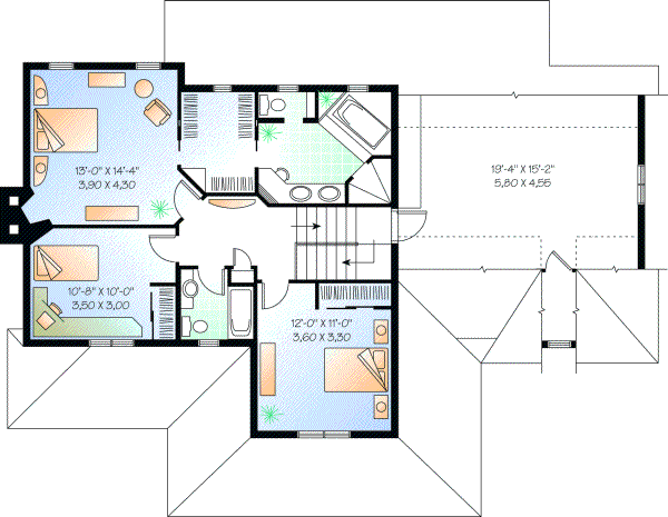 Upper/Second Floor Plan: 5-410