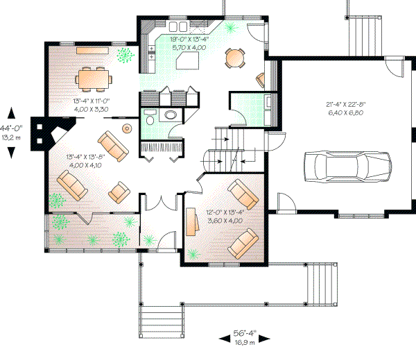 Main Floor Plan: 5-411