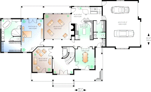 Main Floor Plan: 5-414