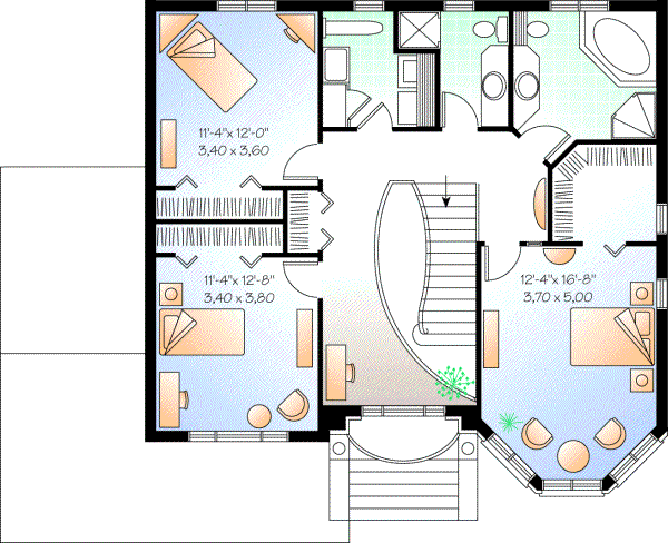 Upper/Second Floor Plan: 5-430