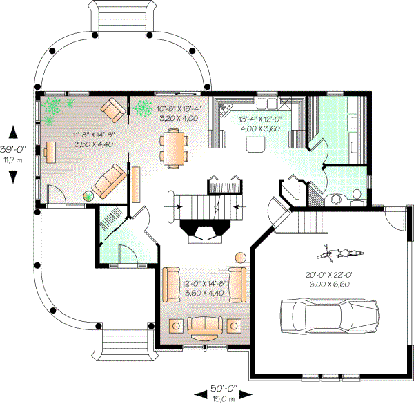 Main Floor Plan: 5-434