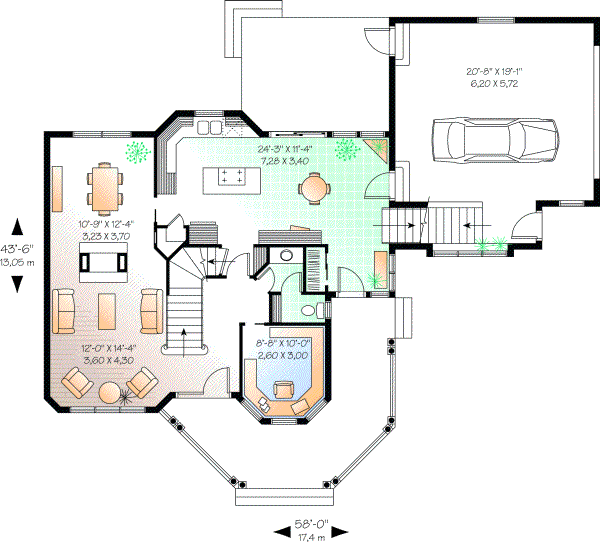Main Floor Plan: 5-443