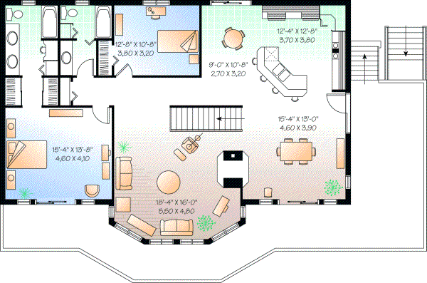 Upper/Second Floor Plan: 5-453