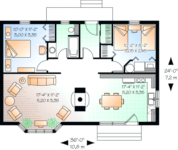 Main Floor Plan: 5-460