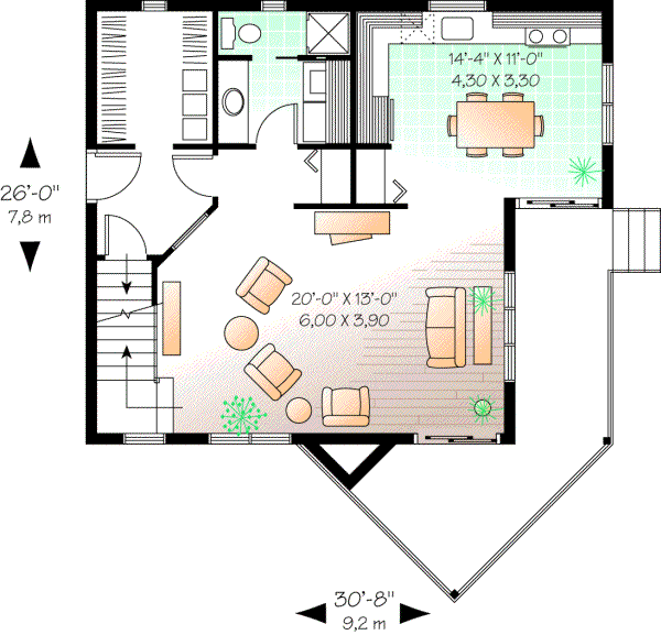 Main Floor Plan: 5-463