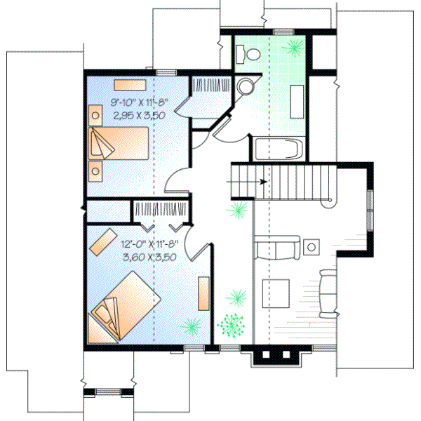 Upper/Second Floor Plan: 5-481