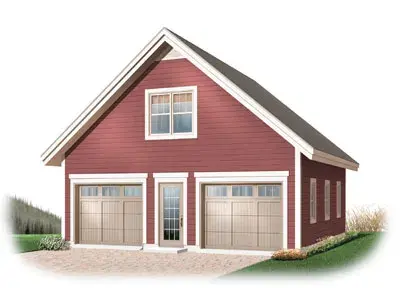 Traditional house plans 5-501 - front exterior, 1,307 sq ft, 0 bed, 0 bath house plans | Monster House Plans