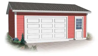 Traditional house plans 5-509 - front exterior, 672 sq ft, 0 bed, 0 bath house plans | Monster House Plans