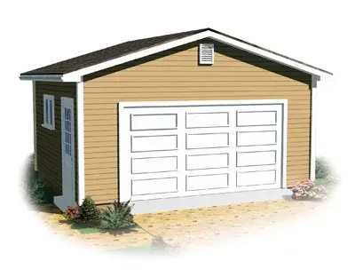 Traditional house plans 5-510 - front exterior, 576 sq ft, 0 bed, 0 bath house plans | Monster House Plans