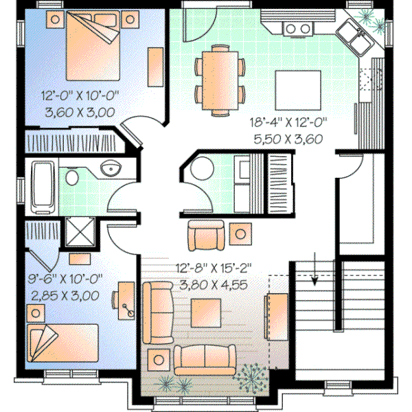 Upper/Second Floor Plan: 5-533