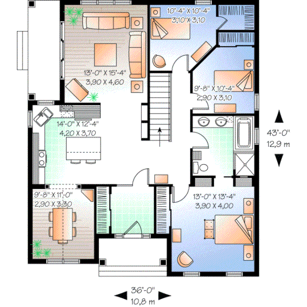 Main Floor Plan: 5-545