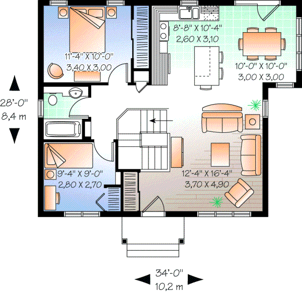 Main Floor Plan: 5-548
