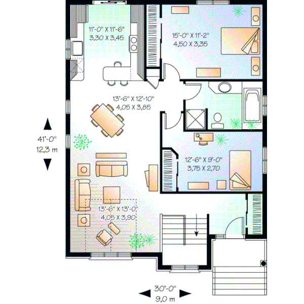 Main Floor Plan: 5-606