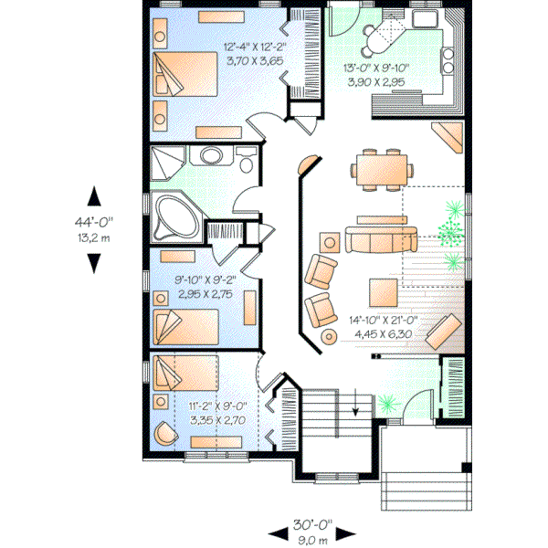 Main Floor Plan: 5-607