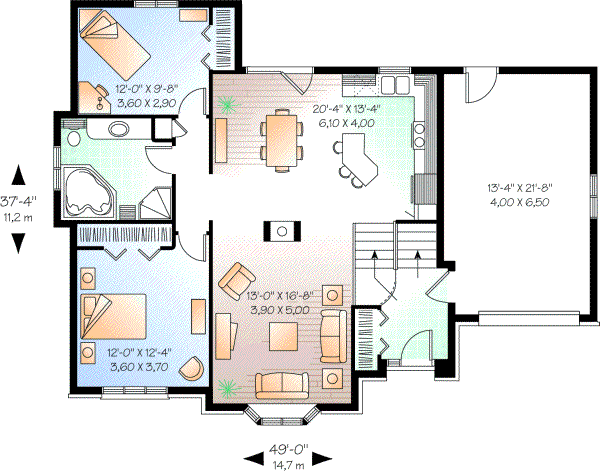 Main Floor Plan: 5-625