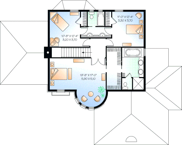Upper/Second Floor Plan: 5-629