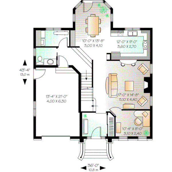 Main Floor Plan: 5-634