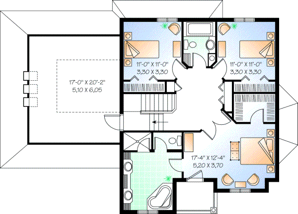 Upper/Second Floor Plan: 5-639