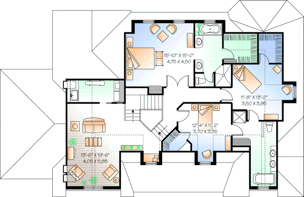Upper/Second Floor Plan: 5-641