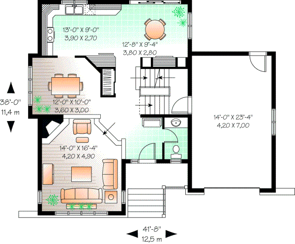 Main Floor Plan: 5-645