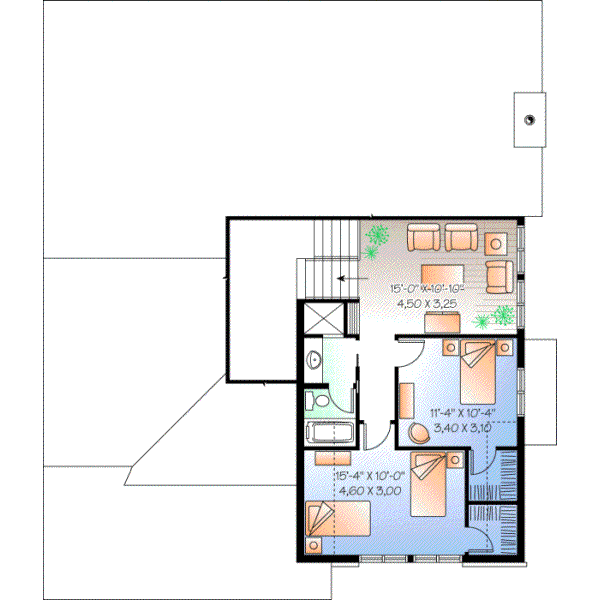 Upper/Second Floor Plan: 5-648
