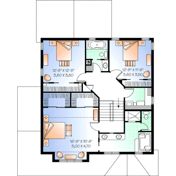 Upper/Second Floor Plan: 5-650