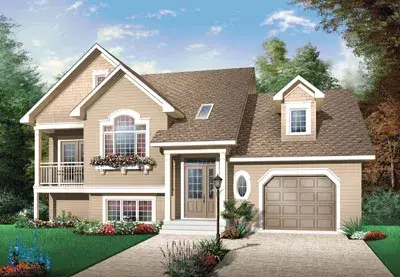 Traditional house plans 5-652 - front exterior, 2,085 sq ft, 3 bed, 2 bath house plans | Monster House Plans
