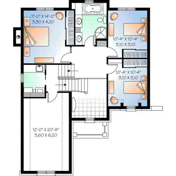 Upper/Second Floor Plan: 5-659