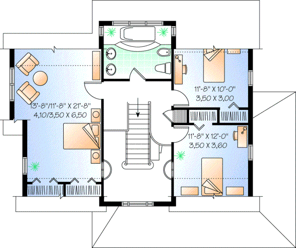 Upper/Second Floor Plan: 5-660