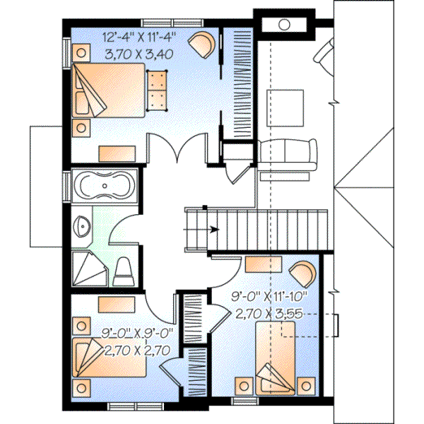 Upper/Second Floor Plan: 5-667