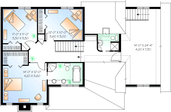 Upper/Second Floor Plan: 5-680