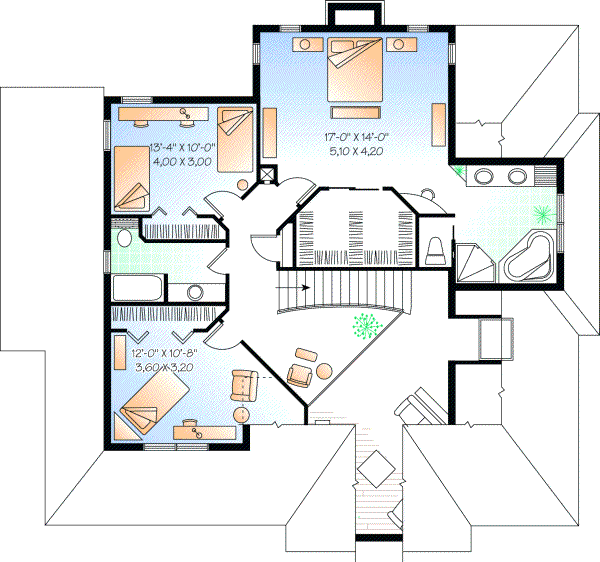 Upper/Second Floor Plan: 5-689