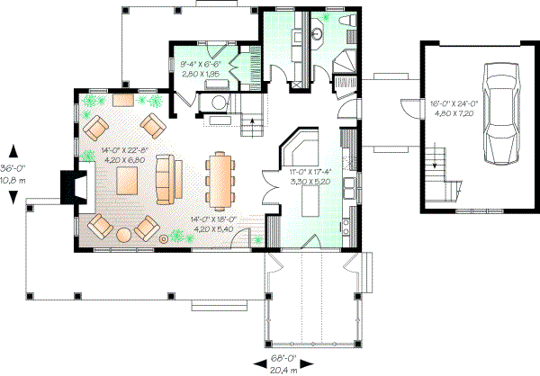 Main Floor Plan: 5-702