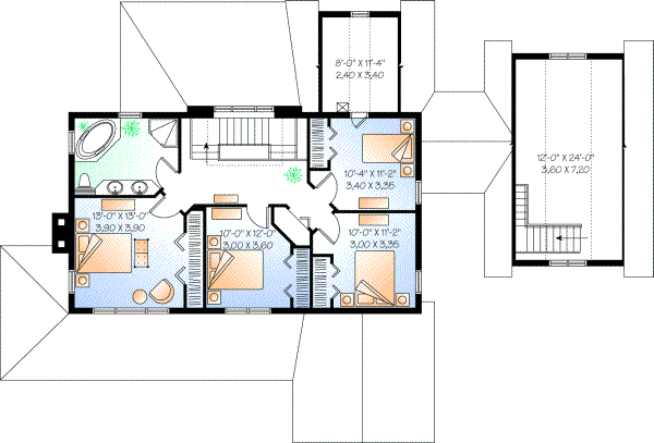 Upper/Second Floor Plan: 5-702