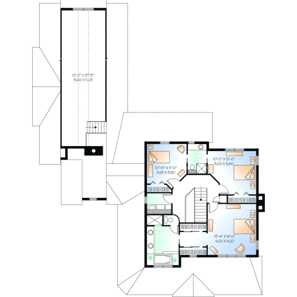 Upper/Second Floor Plan: 5-704