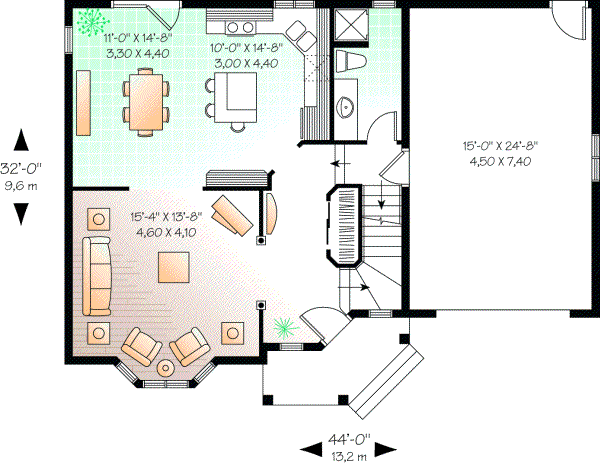 Main Floor Plan: 5-707