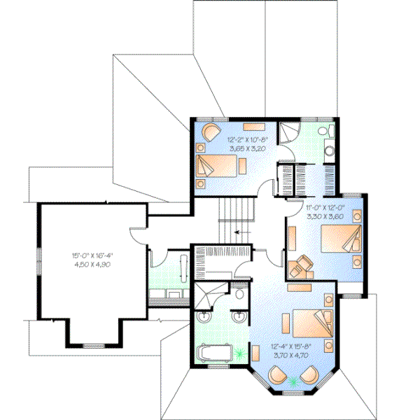 Upper/Second Floor Plan: 5-709