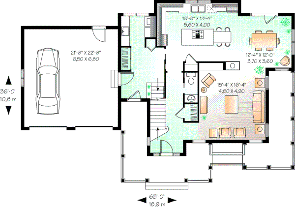 Main Floor Plan: 5-711