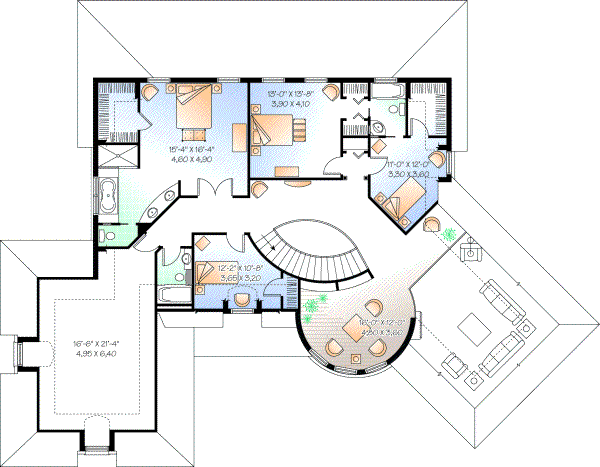 Upper/Second Floor Plan: 5-712