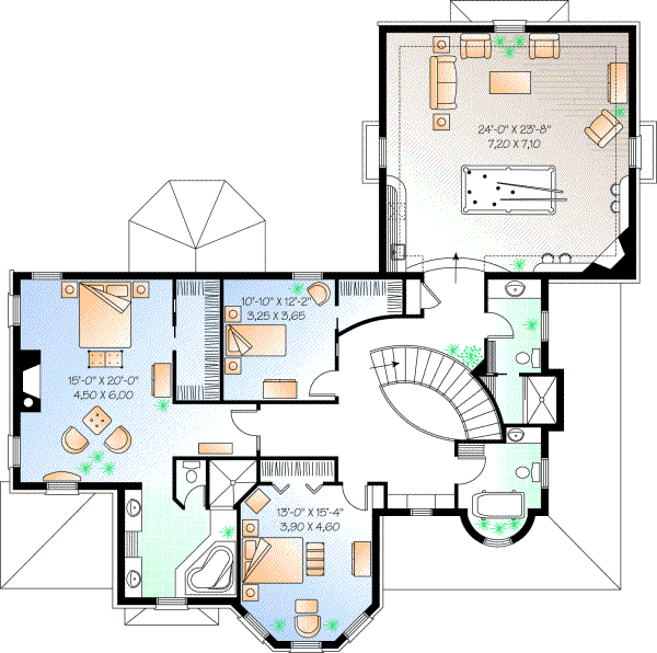 Upper/Second Floor Plan: 5-713